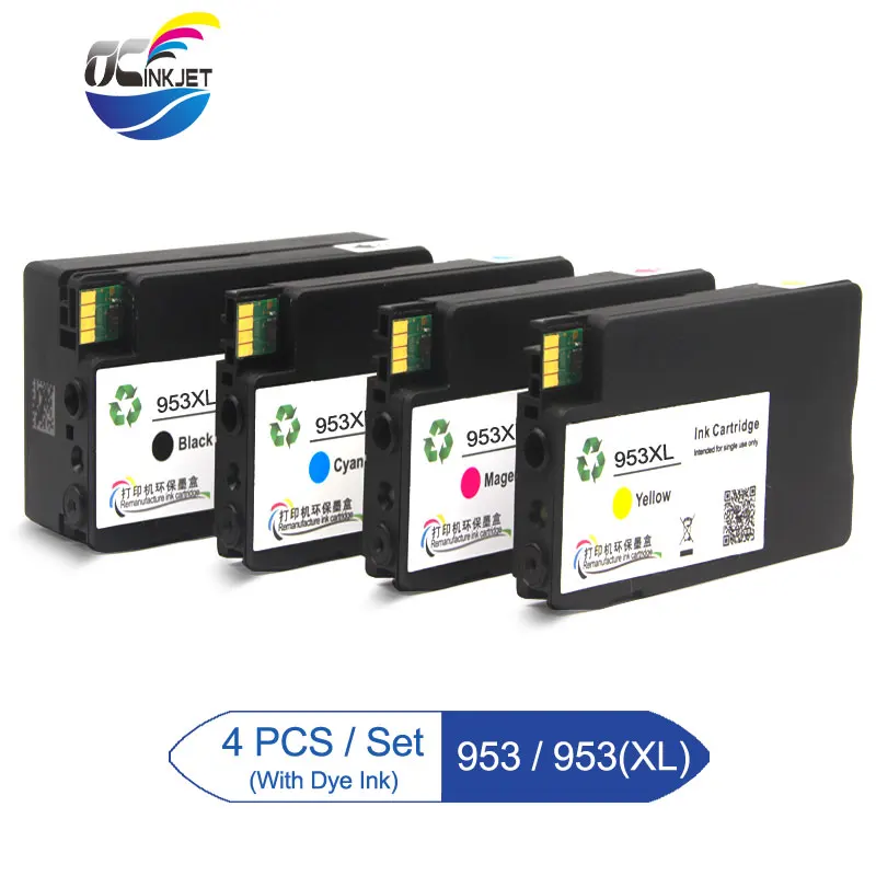 Картридж с чипом для HP 953 XL совместимый картридж OfficeJet 7740 8210 8710 8715 8720 8730 8740 8725