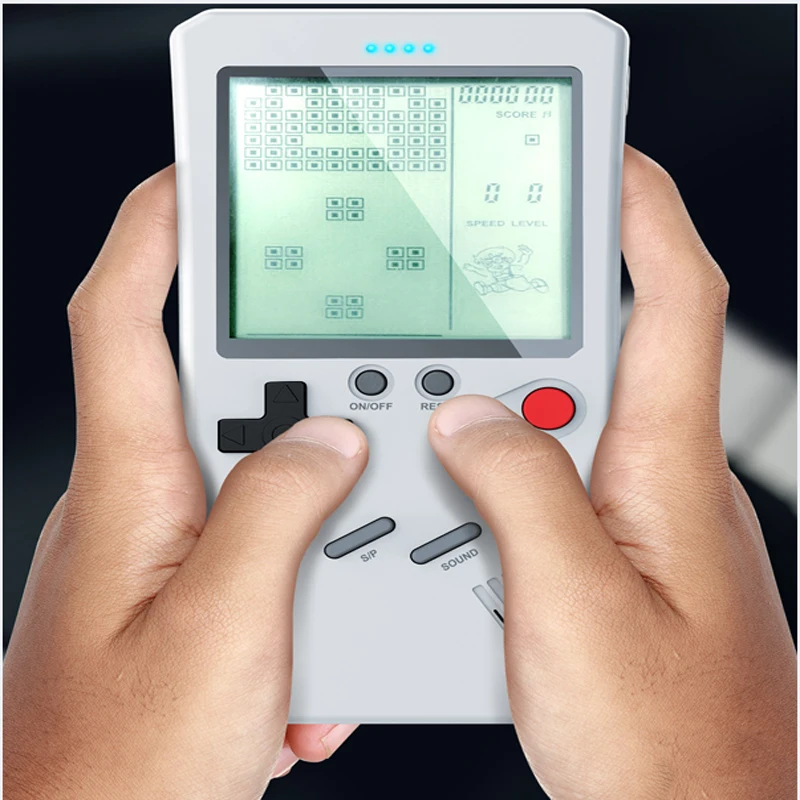 Лучший подарок ностальгическая игровая машина Мобильная мощность тетрис