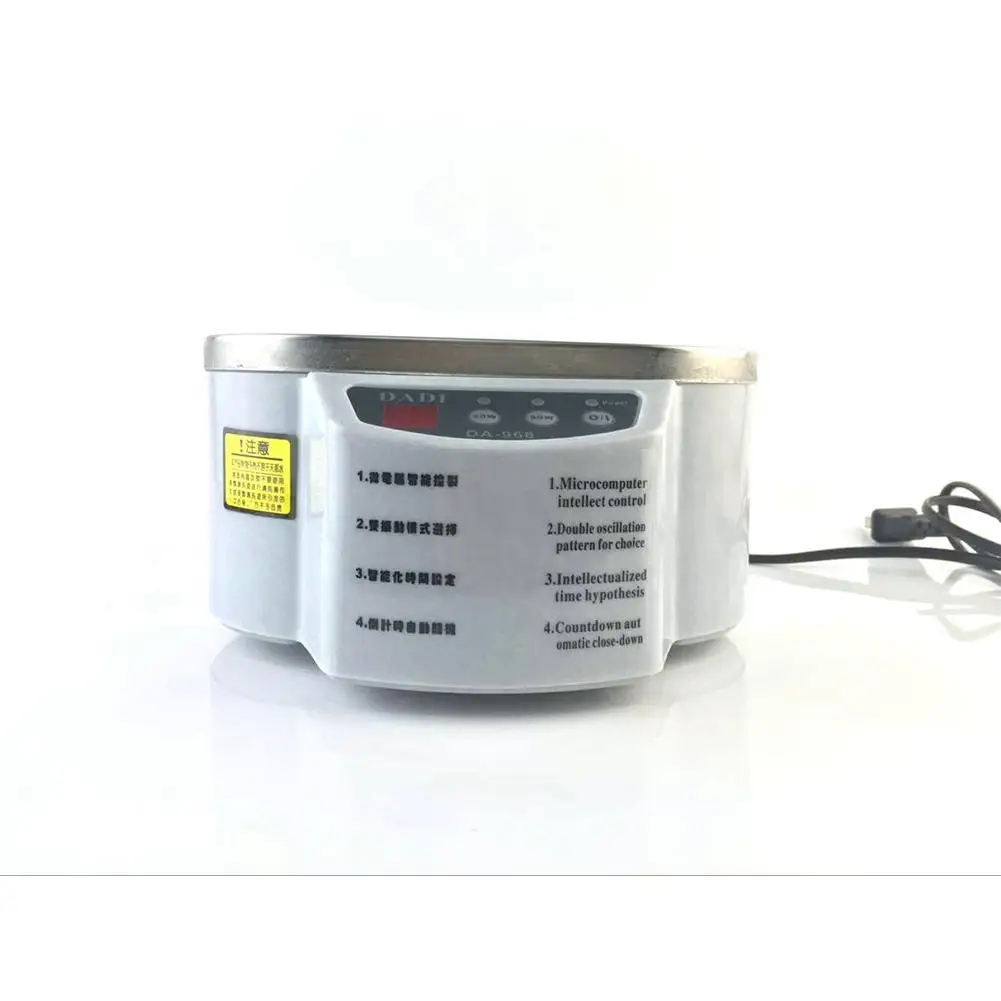 600ml Mini Ultrasonic Cleaner Jewelry Glasses Circuit Board Cleaning Machine Intelligent Control Bath | Бытовая техника