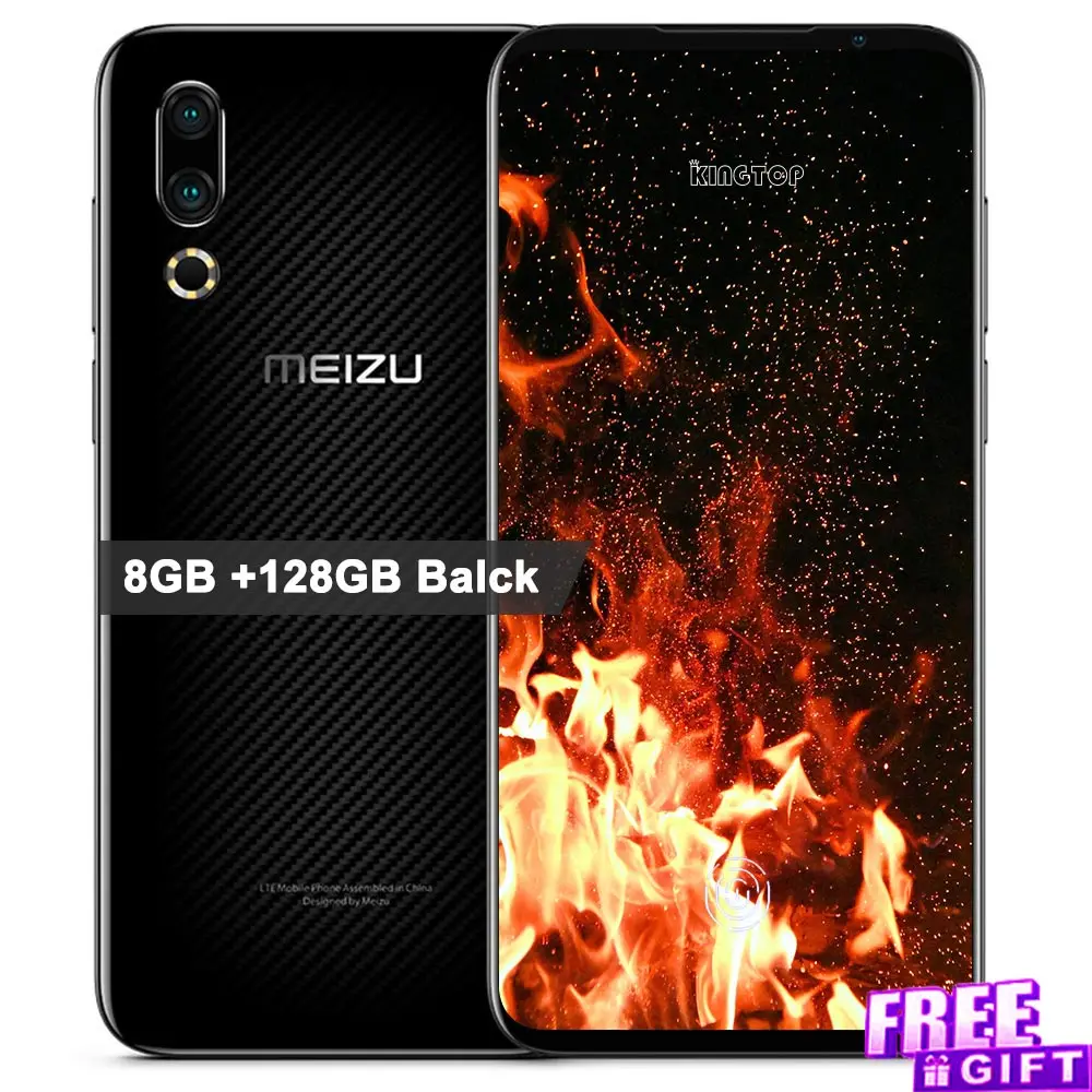 8GB 128GB Black Мобильный телефон Meizu 16s с глобальной прошивкой, 6,2 дюймов, 8G, 128G, Snapdragon 855, 48 Мп+ 20 Мп камера, 3600 мА/ч, смартфон с отпечатком пальца - Цвет: 8GB 128GB Black