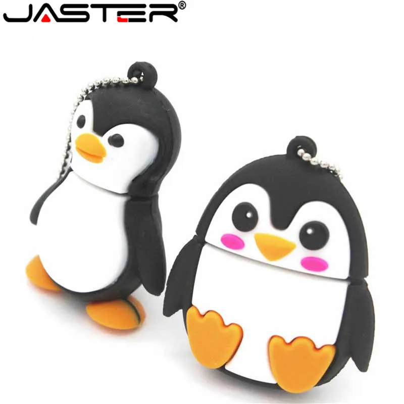 JASTER Новая акция креативная 100% фактическая емкость Пингвин серия USB карта флэш