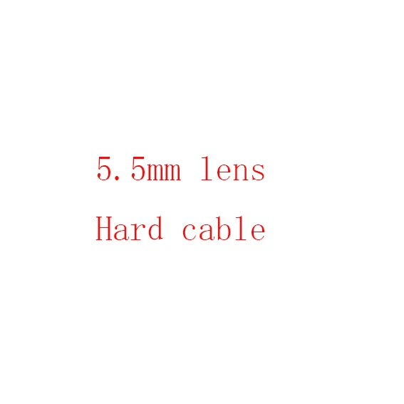 720P эндоскоп 8 мм 5,5 мм объектив 1 м/2 м/5 м жесткий кабель Android USB эндоскоп камера светодиодный светильник камера бороскоп - Цвет: 5.5mm lens hardcable