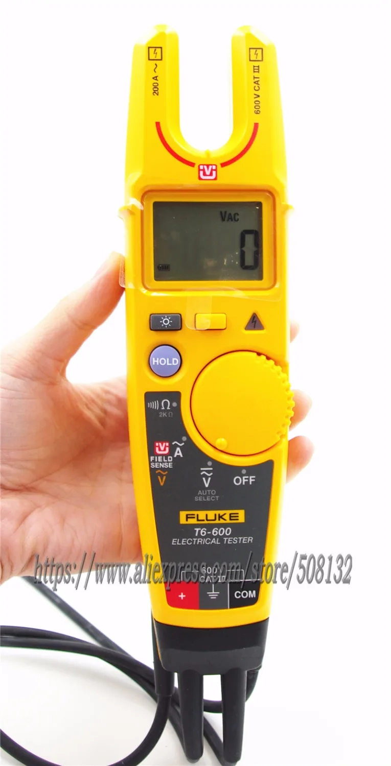FLUKE T6 600 зажим непрерывности тока Электрический тестер!! Абсолютно новый! + KCH16