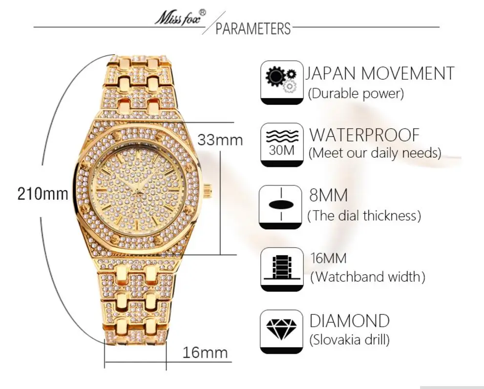 2019 Высокое качество модные брендовые новые бриллиантовые женские часы со