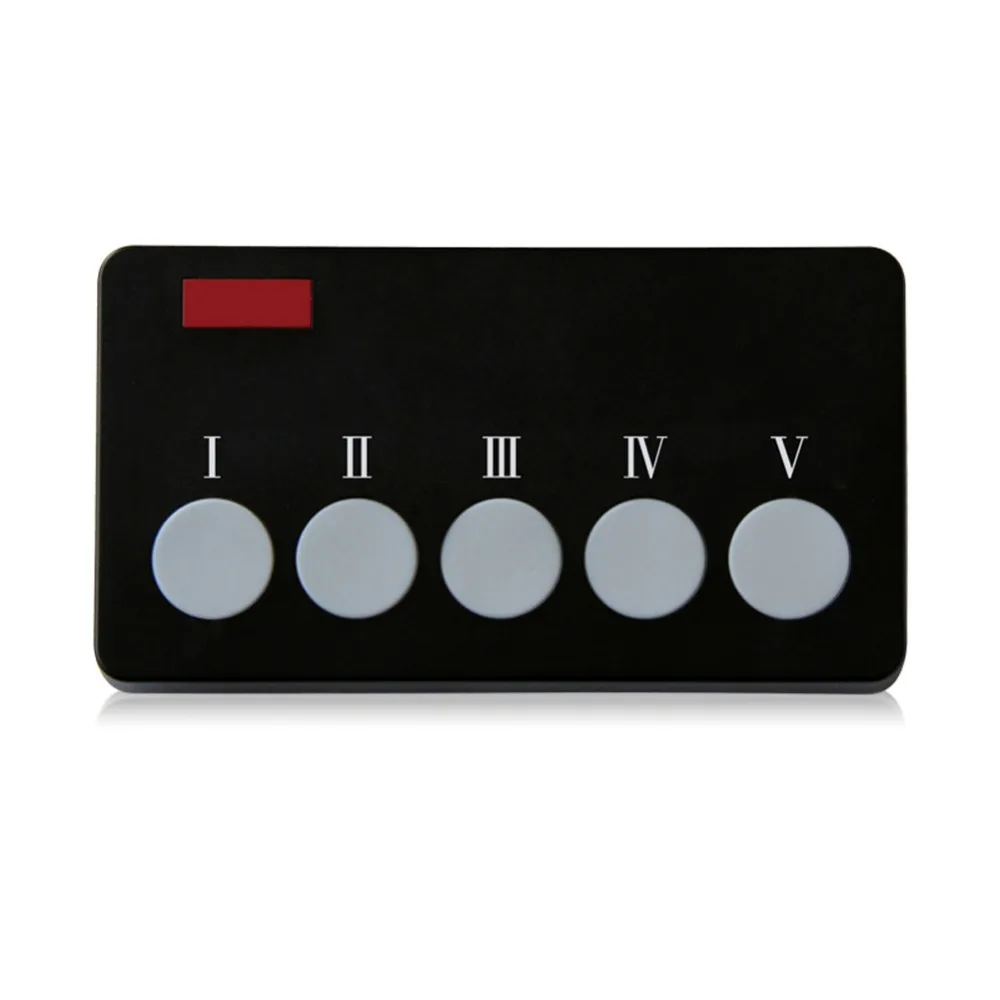 SINGCALL Беспроводная кнопка вызова официанта пятикнопочный пейджер для отеля офиса