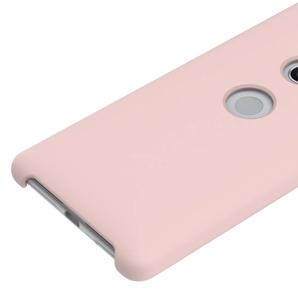 Жидкий силиконовый чехол для Sony Xperia XZ3 мягкий резиновый гелевый ТПУ