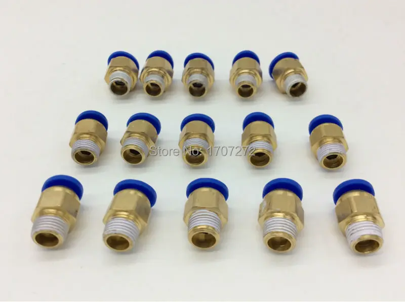 Бесплатная доставка 8 мм трубка Пневматическая прямая быстрая муфта 3/8 &quotрезьба