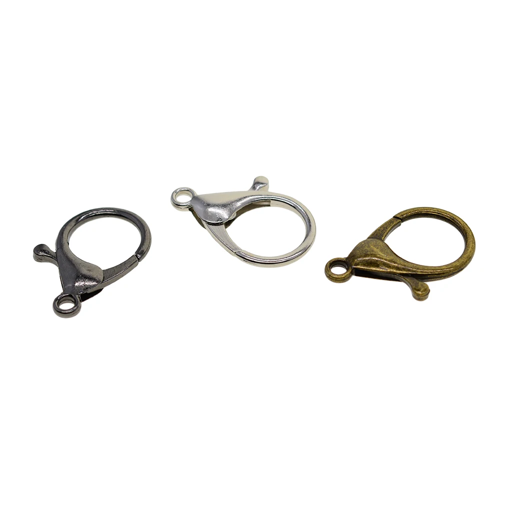 30 комплектов большая антикварная металлическая сумка карабины защелкивающиеся