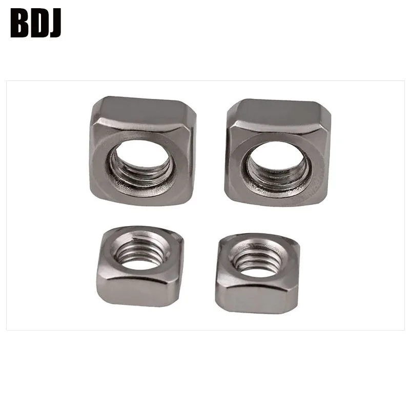 DIN557 GB39 M3 M4 M5 M6 M8 304 квадратные гайки из нержавеющей стали DIN562 3*5 4*2 4 4*6 9*3 5*8*3 8 6*10*4 8*13*6