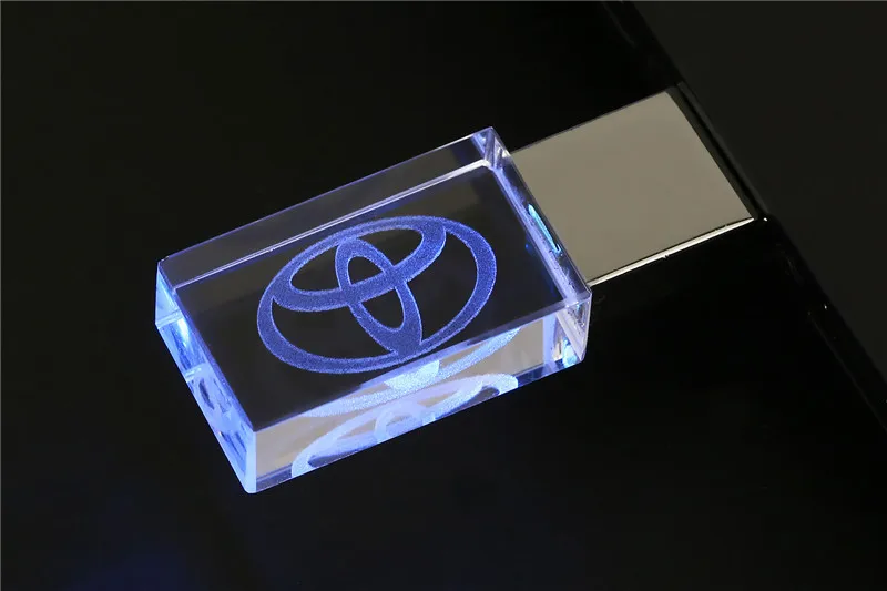 JASTER Автомобильный знак логотип Кристалл+ металлический USB флеш-накопитель Флешка 4 ГБ 8 ГБ 16 ГБ 32 ГБ 64 Гб 128 Гб внешний накопитель карта памяти USB 2,0