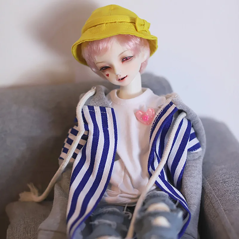 Cateleya Doll accessories Dolls and photo props Kindergarten helmet Cute little yellow hat Hat for dolls Suitable 1/3 1/6 | Игрушки и