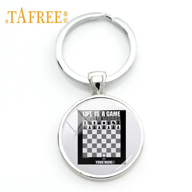Брелок TAFREE для настольной игры шахматная доска Международная Шахматная подвеска