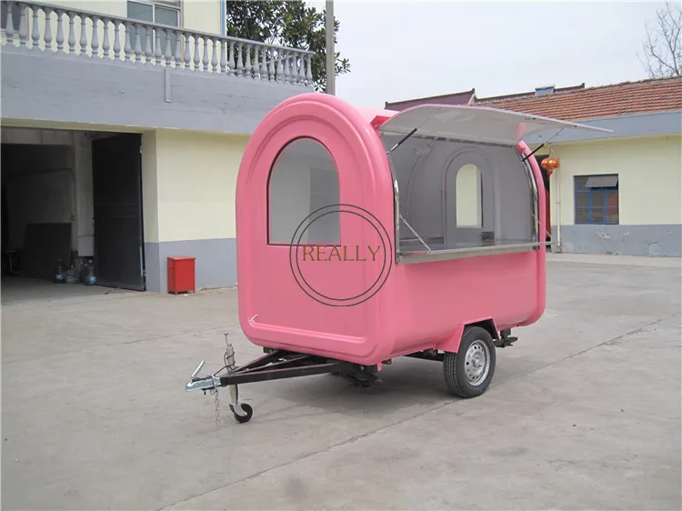 Мобильный магазин из нержавеющей стали грузовик для еды мобильный прицеп на