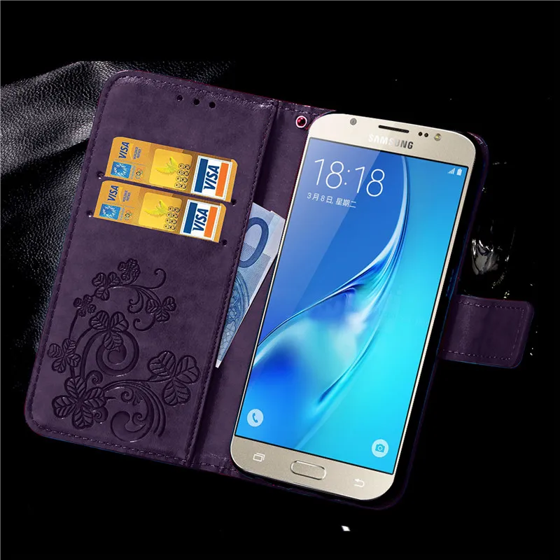 Роскошный Ретро кожаный бумажник флип-чехол для Coque samsung Galaxy J5 чехол J510 J510F SM-J510F чехол для телефона Capa для samsung j5