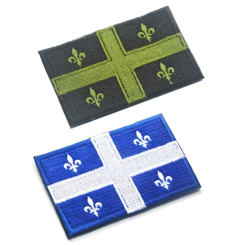 10 типов нашивок с канадским флагом 3D наклейки индивидуальные вышитые