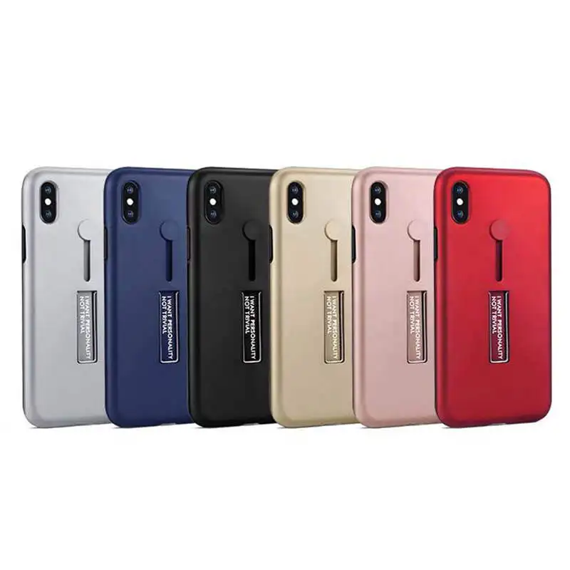 Роскошный кожаный чехол для IPhone 5/6/7/8/X/XR/XS MAX/6 PLUS/7 PLUS/8 PLUS Модный подставка с кольцом