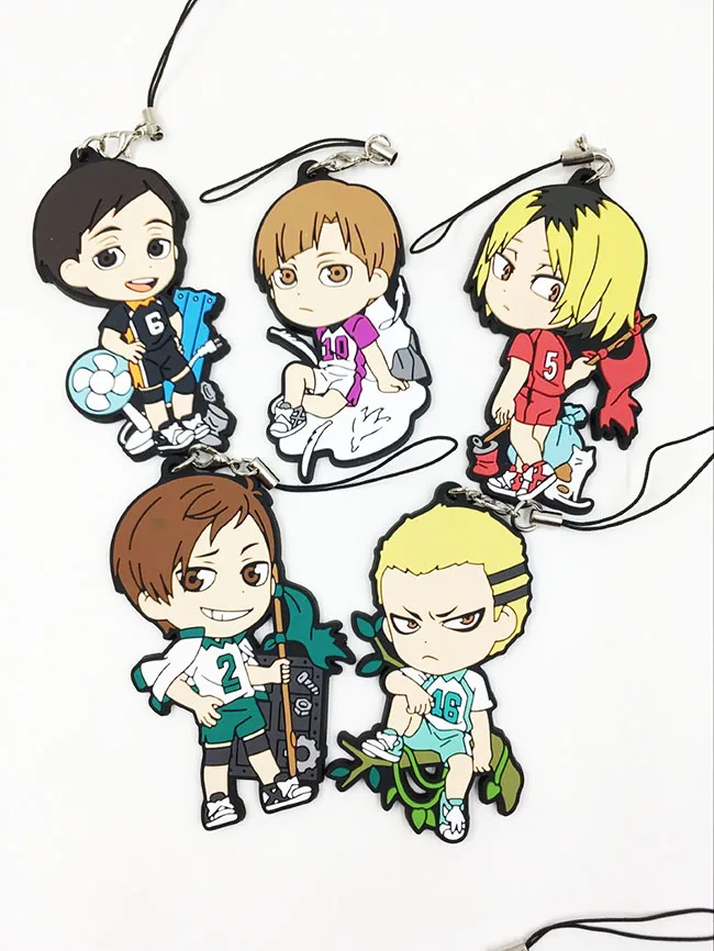 9 шт./лот кошмарным аниме брелок Oikawa Tooru Kozume Kenma Kuroo Tendo Сатори Koutarou Хината