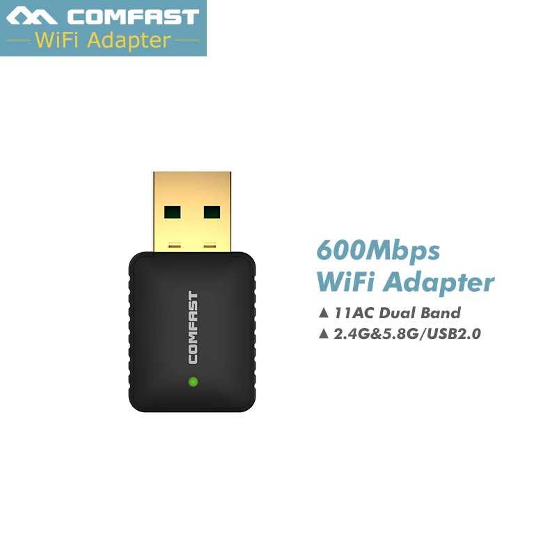 10 шт. COMFAST CF 915AC сетевой беспроводной адаптер для карты высокоскоростной 2 4G + 5GHz