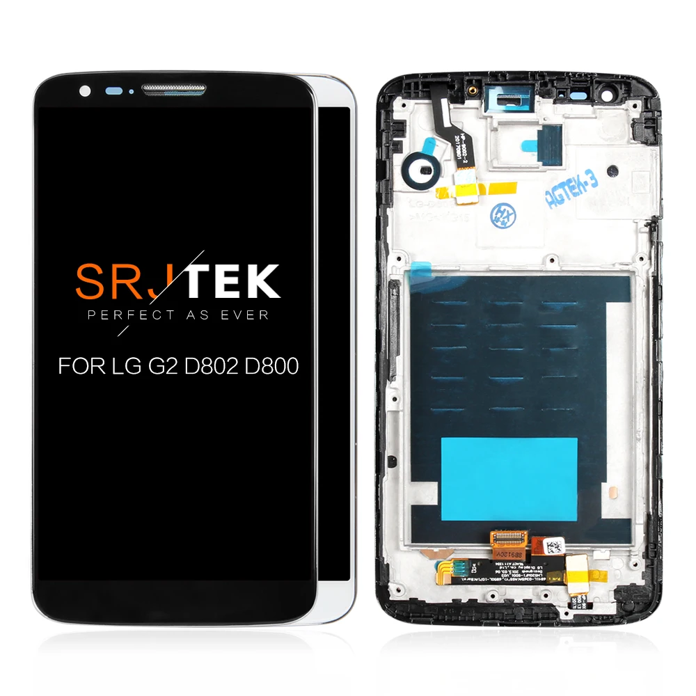 Без битых пикселей 5," ips экран для LG G2 ЖК-дисплей D802 D800 ЖК-дисплей D801 D805 D803 сенсорный экран дигитайзер Замена