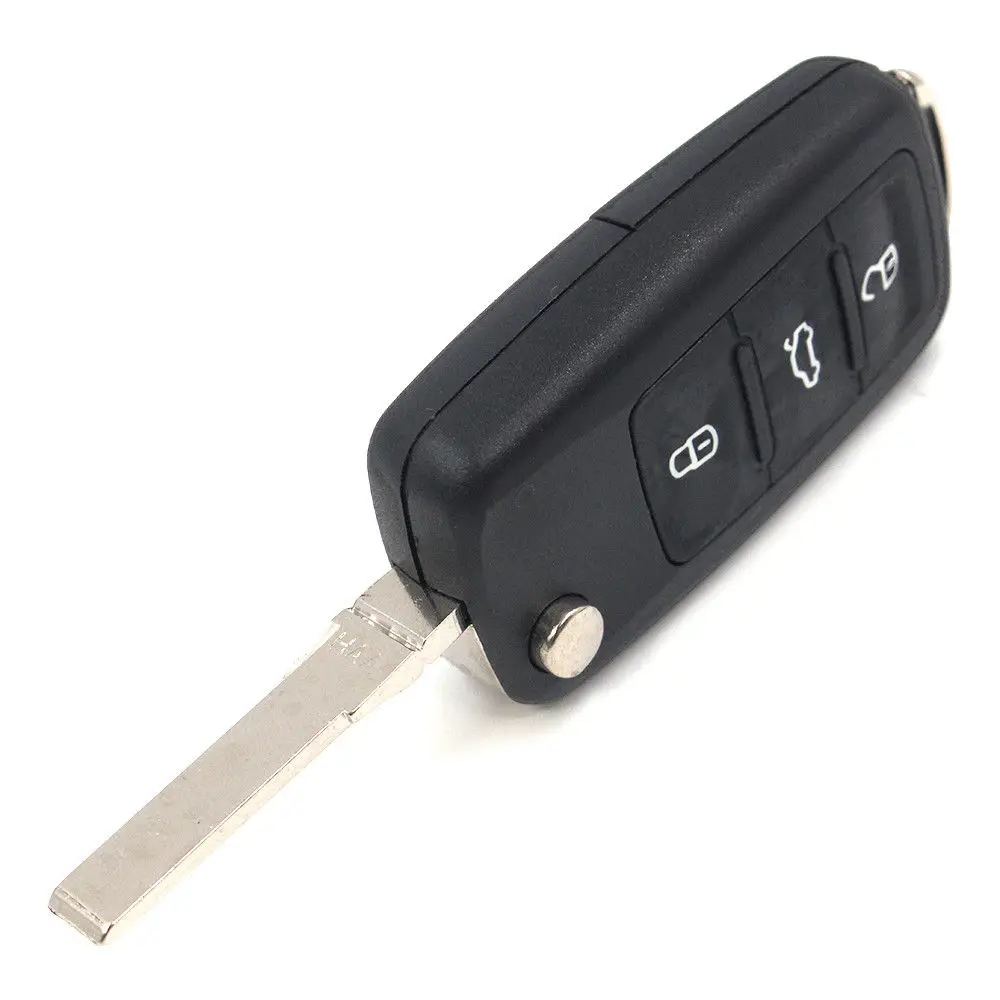 KEYECU для Skoda Citigo Fabia Octavia Rapid Roomster Yeti превосходный дистанционный ключ 434 МГц 3T0 837 202
