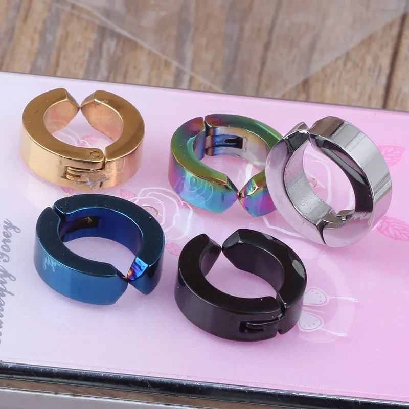 Оптовая продажа 1 пара женщин и мужчин высокое качество нержавеющая сталь панк