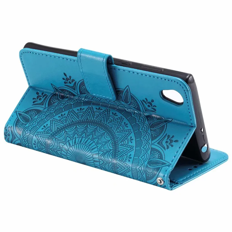 Wekays Cover For Sony Xperia XA1 Totems Flower Leather Fundas Case Coque G3121 G3112 G3116 Cases XA 1 | Мобильные телефоны и