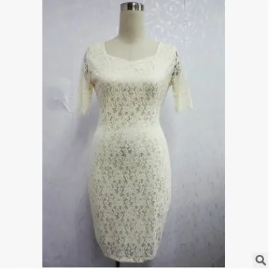 Женское вечернее платье в стиле ретро Mori Robe летнее Кружевное Платье До Колена