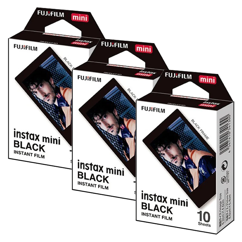 Fujifilm Instax Mini Black Instant 30 пленка для Fuji 7s 8 + 9 25 50s 70 90 300 SP 1 2 принтера|instax mini|fujifilm instax