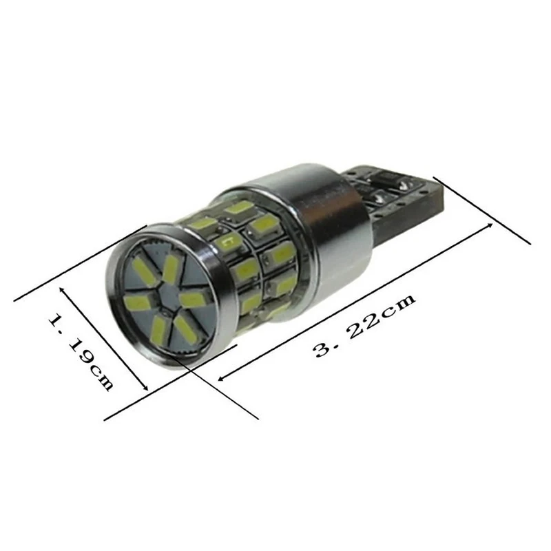 2X Canbus 10 W5W светодиодный светильник для салона автомобиля cob габаритный фонарь 12В
