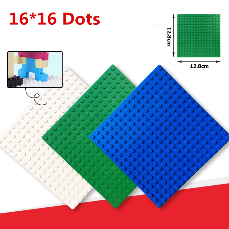 Пластина-основание 16x16 точек 1 шт. пластиковый строительный блок сделай сам