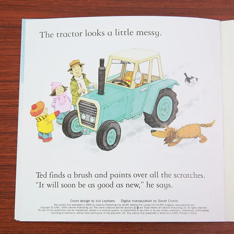 20Books/Set 15x15cm kids Usborne Picture Books Children Baby famous Story English Child Book Farmyard Tales Eary education |