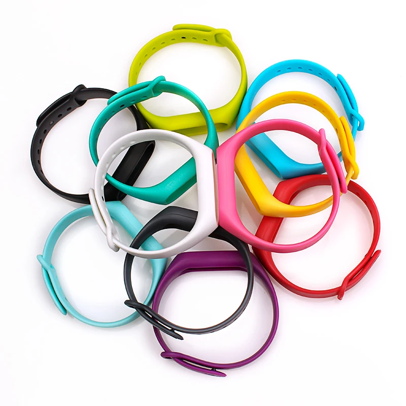 15 шт./лот BOORUI оптовая продажа Miband 2 ремешок correa для xiaomi mi2 смарт браслет pulsera