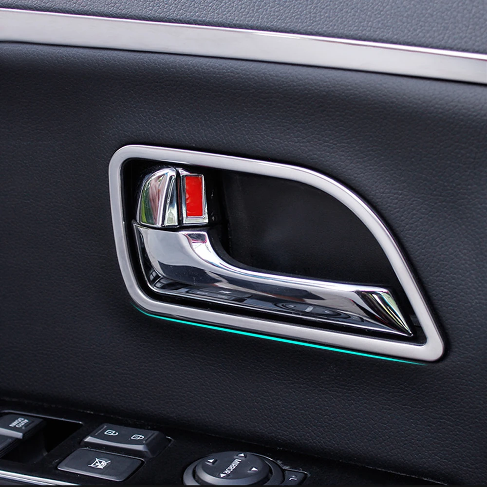 Крышка внутренней дверной ручки ABS хромированная обшивка 4 шт. автомобильные