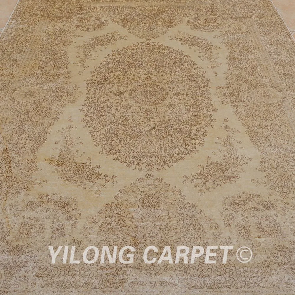Yilong 6 'x 9' ручной вязки традиционный Vantage ковер бежевый работы турецкие ковры