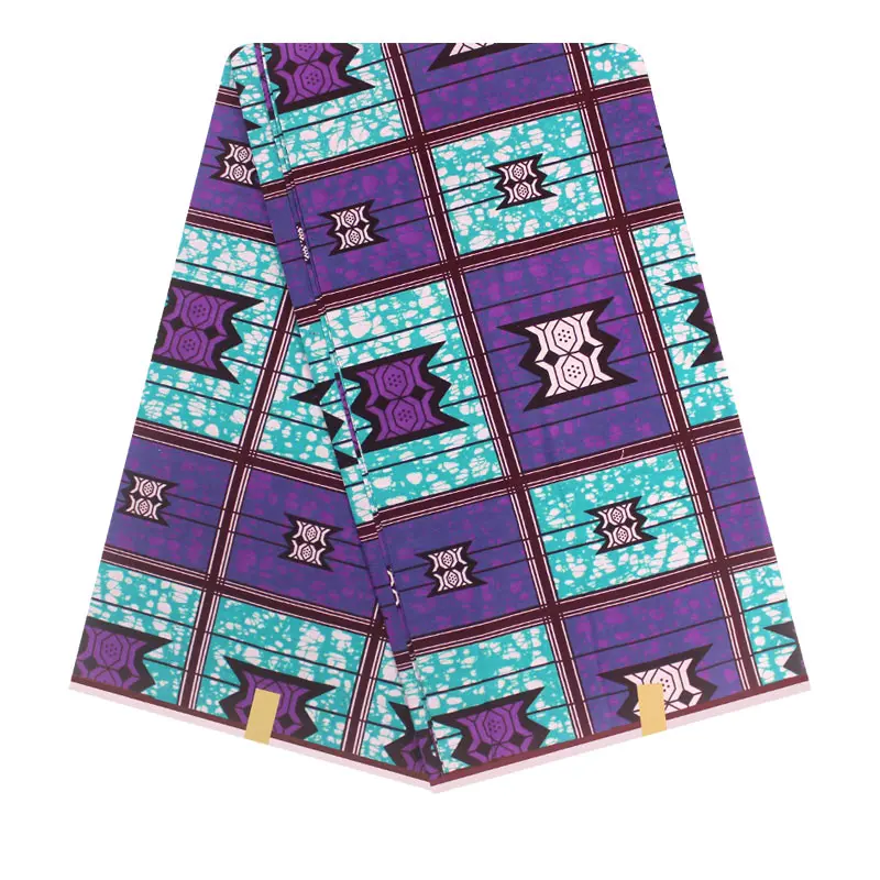 100% Африканская Хлопковая ткань воск Высококачественная Анкара африканская для