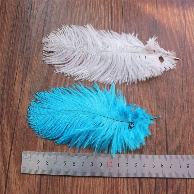 100 шт. декоративные Страусиные шлейфы 6 8 дюймов 15 20 см|ostrich plumes|natural centerpiecesdiy plume |