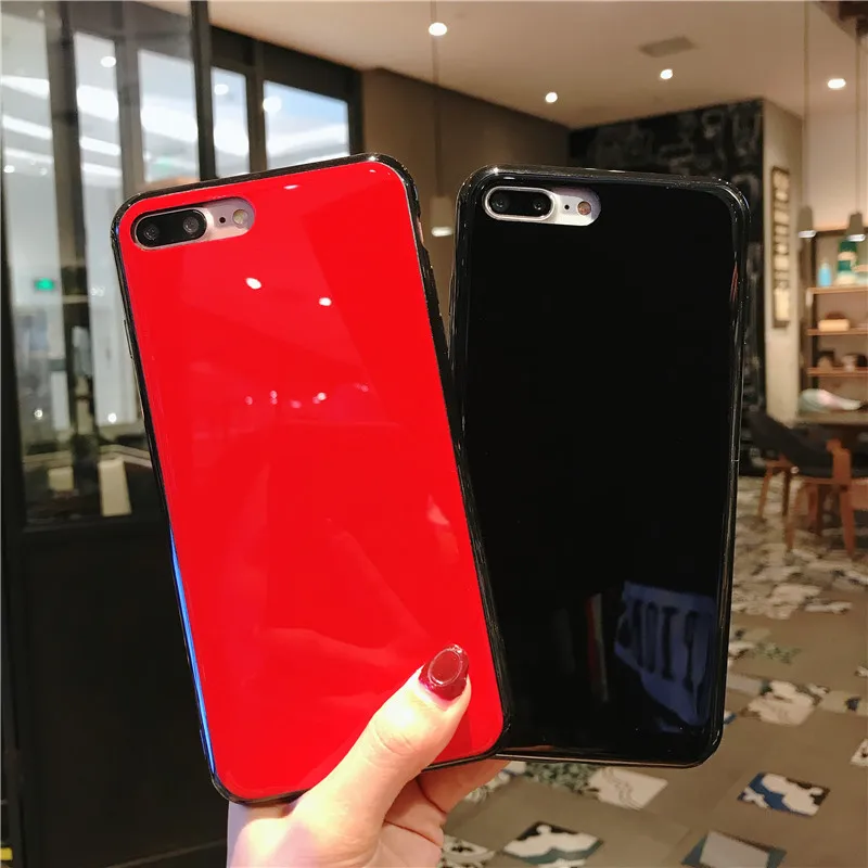 Для Huawei P20 Lite Pro Чехол черный красный светоотражающий глянцевый чехол для Huawai Plus |