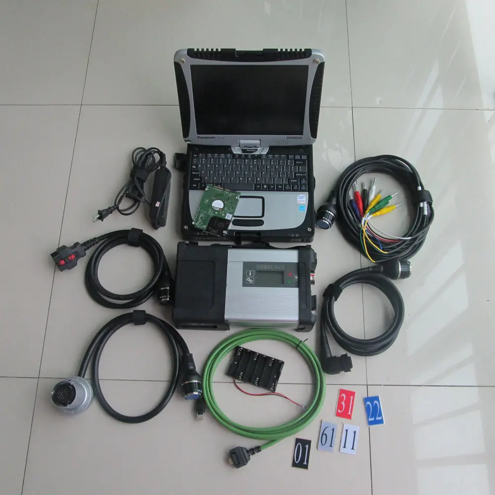 Хит продаж диагностический ПК MB Star C5 SD Conenct c5 с ноутбуком cf19 Toughbook + новейшее
