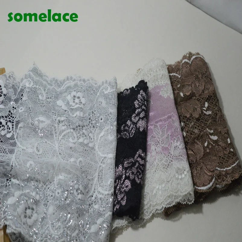 Фото Эластичная кружевная ткань швейная отделка Свадебное кружево - купить
