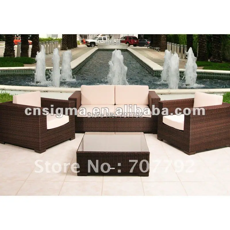 Плетеные Глубокие сиденья для любой погоды 4 места|wicker seat|seat seatseat set |