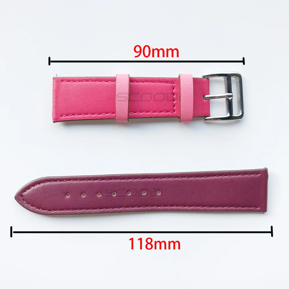 Ремешок для наручных часов из натуральной кожи, браслет для Xiaomi Huami Amazfit Bip, Молодежные часы, модные наручные часы, ремешок 20 мм