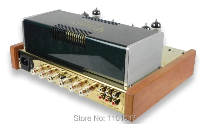 YAQIN MC-84L EL84 Push-Pull ламповый усилитель HIFI EXQUIS класс A интегрированный ламповый усилитель выход для наушников