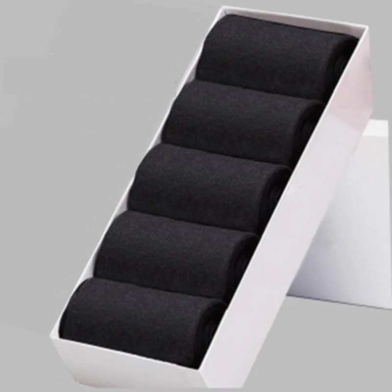 [COSPLACOOL] 5 пар/Подарочная коробка мужские носки платья деловые высокого качества