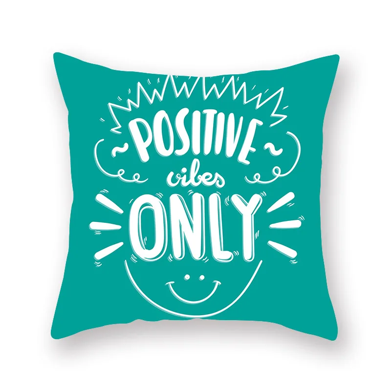 Наволочка для подушки мятно зеленого цвета декоративные наволочки С КАКТУСОМ