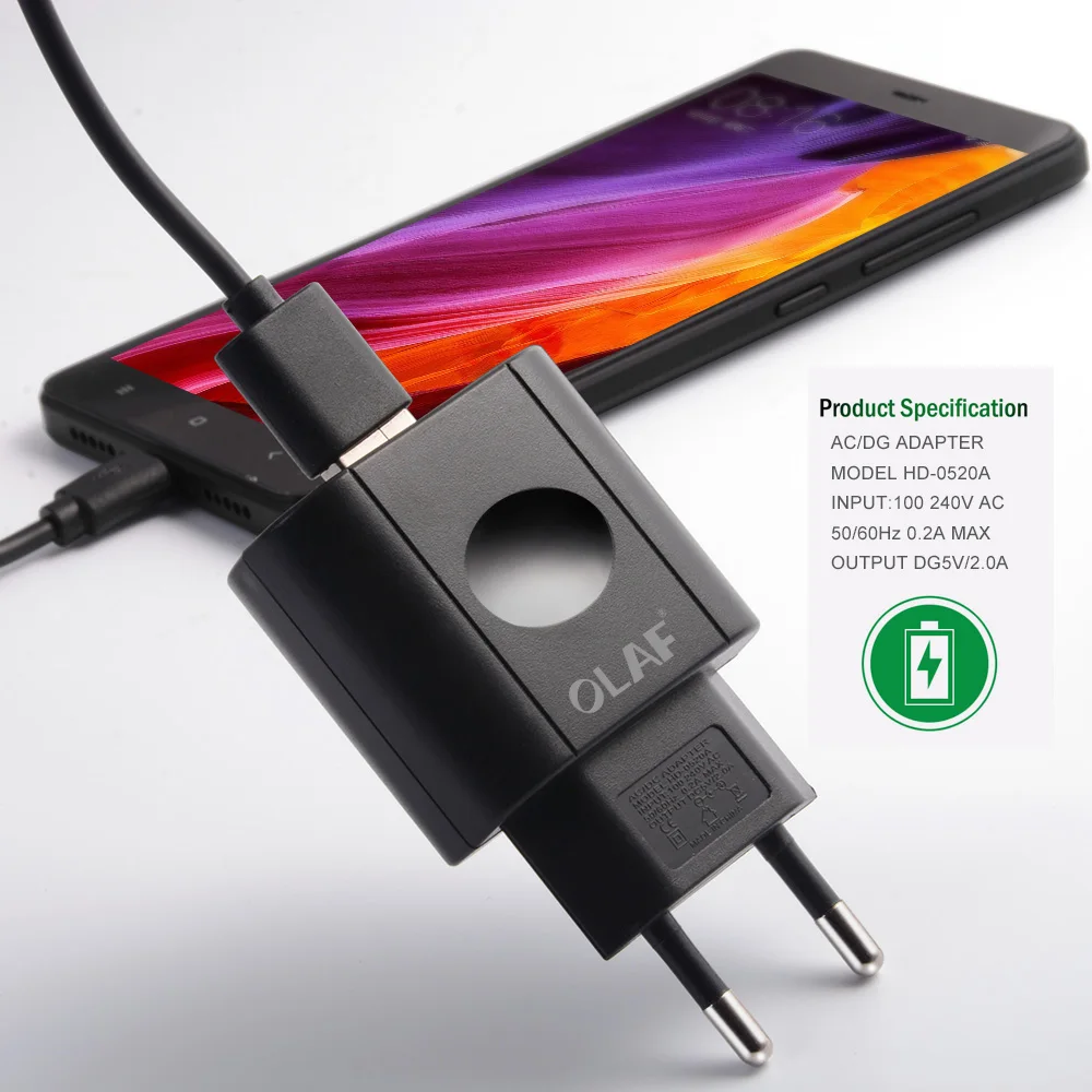 Олаф 10 Вт Универсальный USB Зарядное устройство Путешествия стены адаптер смарт