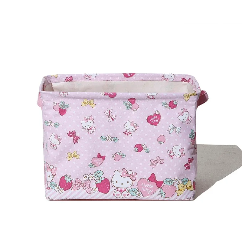 Hello kitty корзина для белья My Melody с двумя звездами, Брезентовая складная корзина для хранения, корзина для хранения грязной одежды, сумка для игрушек B69
