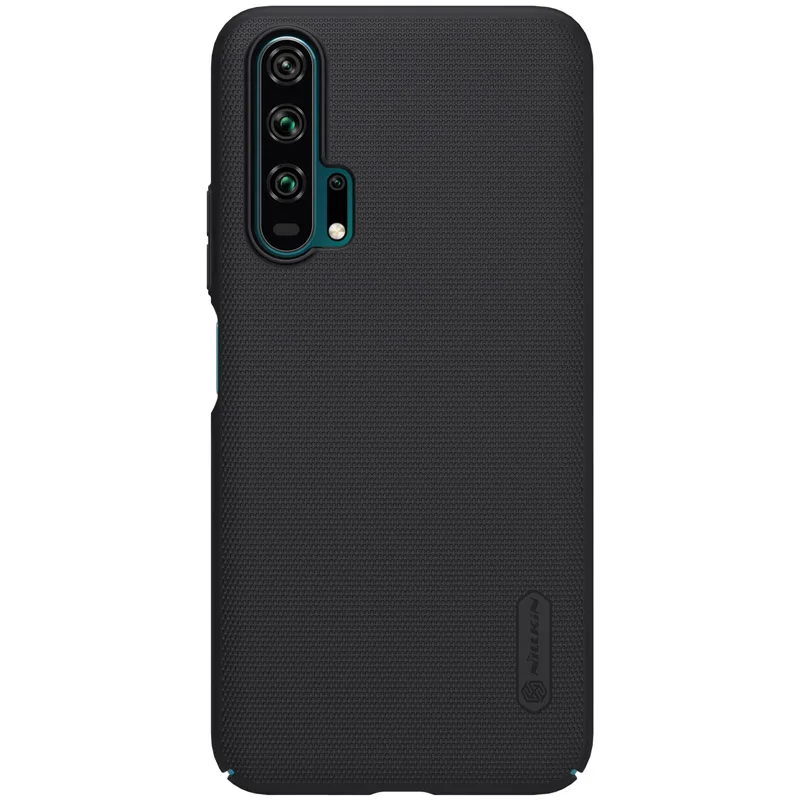 Черный Huawei Honor 20 Pro чехол Nillkin супер матовый защитный жесткий Ультратонкий чехол для huawei Honor 20 Pro Nilkin чехол для телефона - Цвет: Черный
