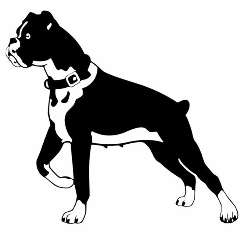 Боксер собака личность Смешные животные классические автомобильные наклейки 15