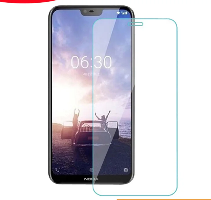 2pcs Tempered Glass for Nokia 2.1 3 3.1 5.1 6.1 Plus X5 X6 Explosion-proof Protective Film Screen Protector | Мобильные телефоны и