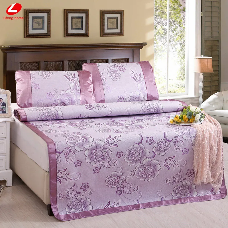 Летнее постельное белье 3 шт./компл. набор простыней жаккардовый цветной летний